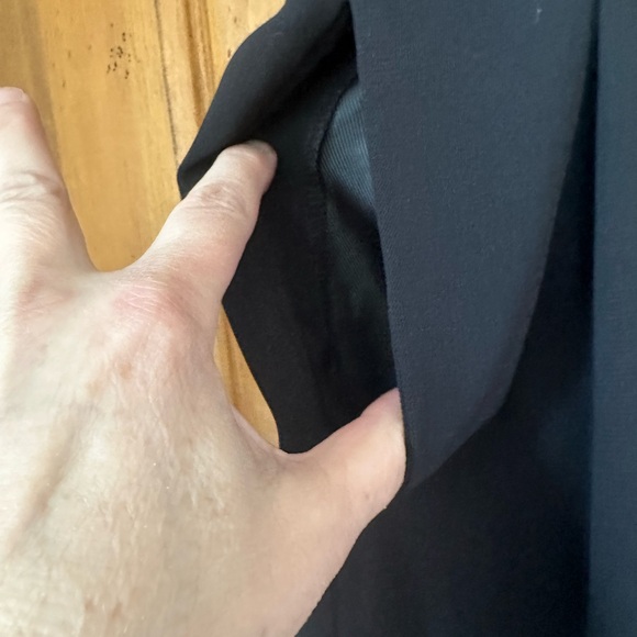 Zara Black culottes elastic on back beautiful paper bag pleating on the front - Picture 5 of 5